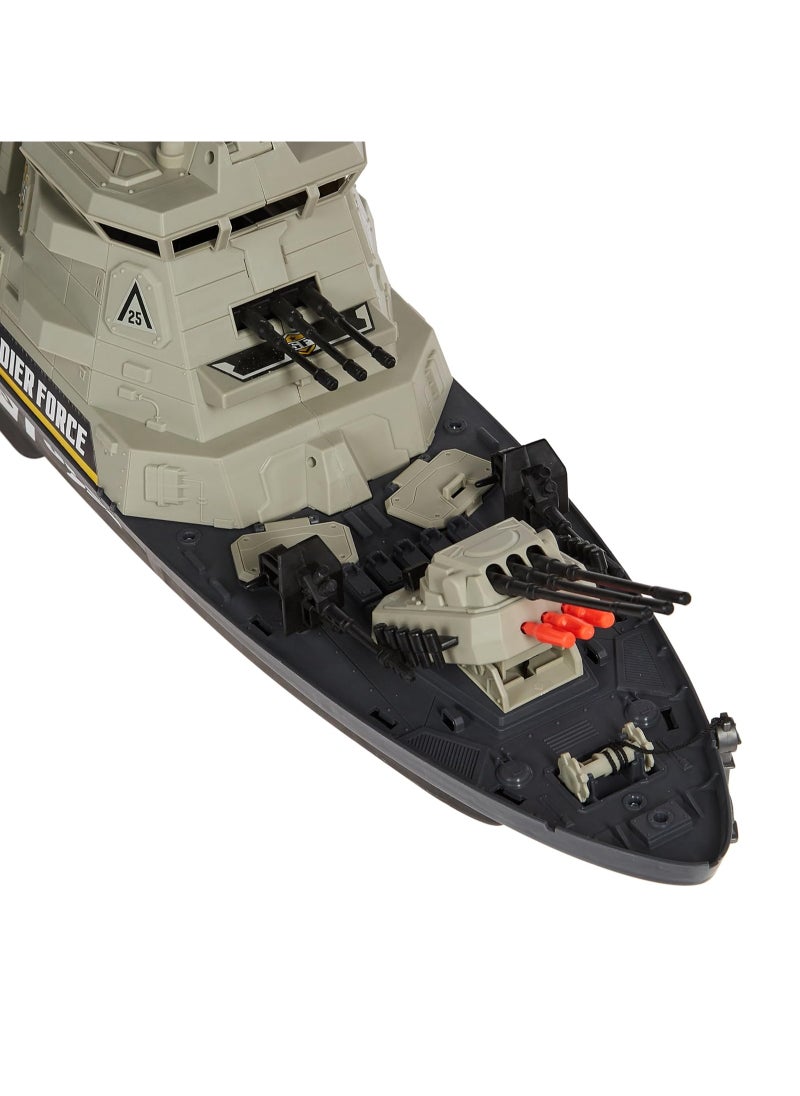 Soldier Force Hurricane Battleship Playset