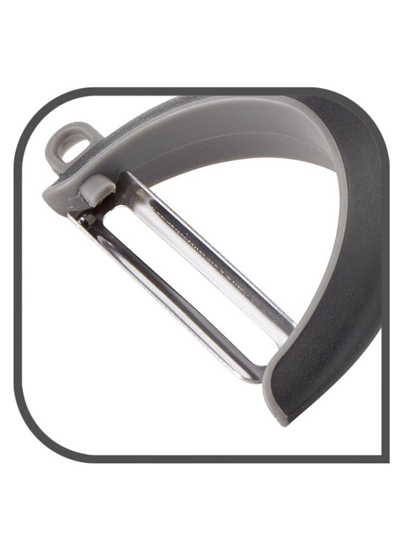 Comfort Stainless Steel Y Peeler Black