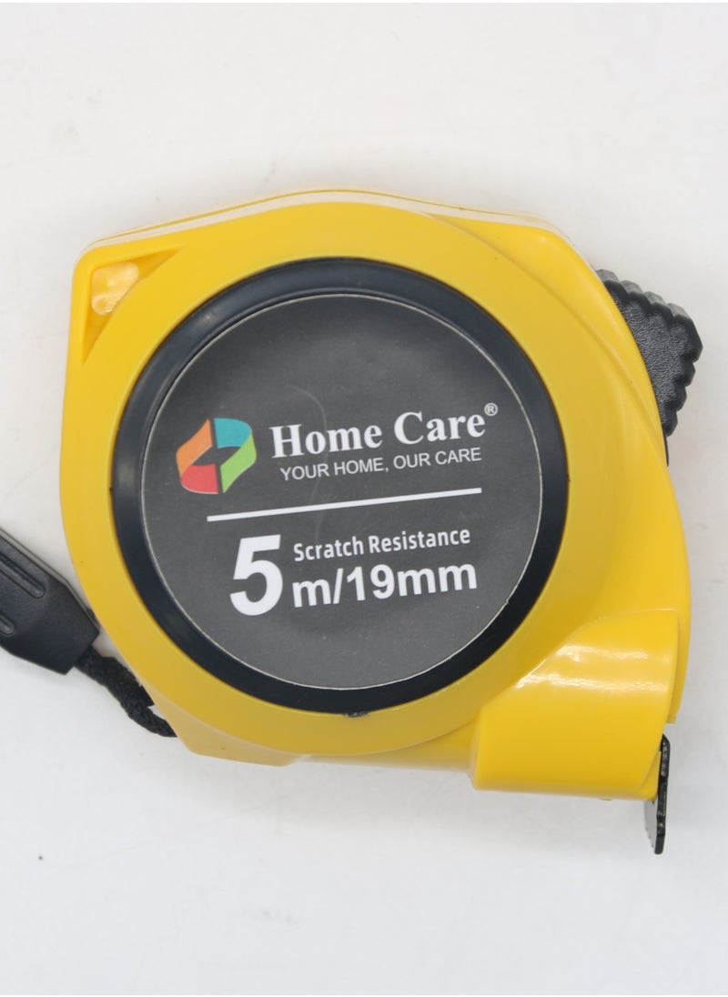 Steel Measuring Tape 5m/19mm (yellow)