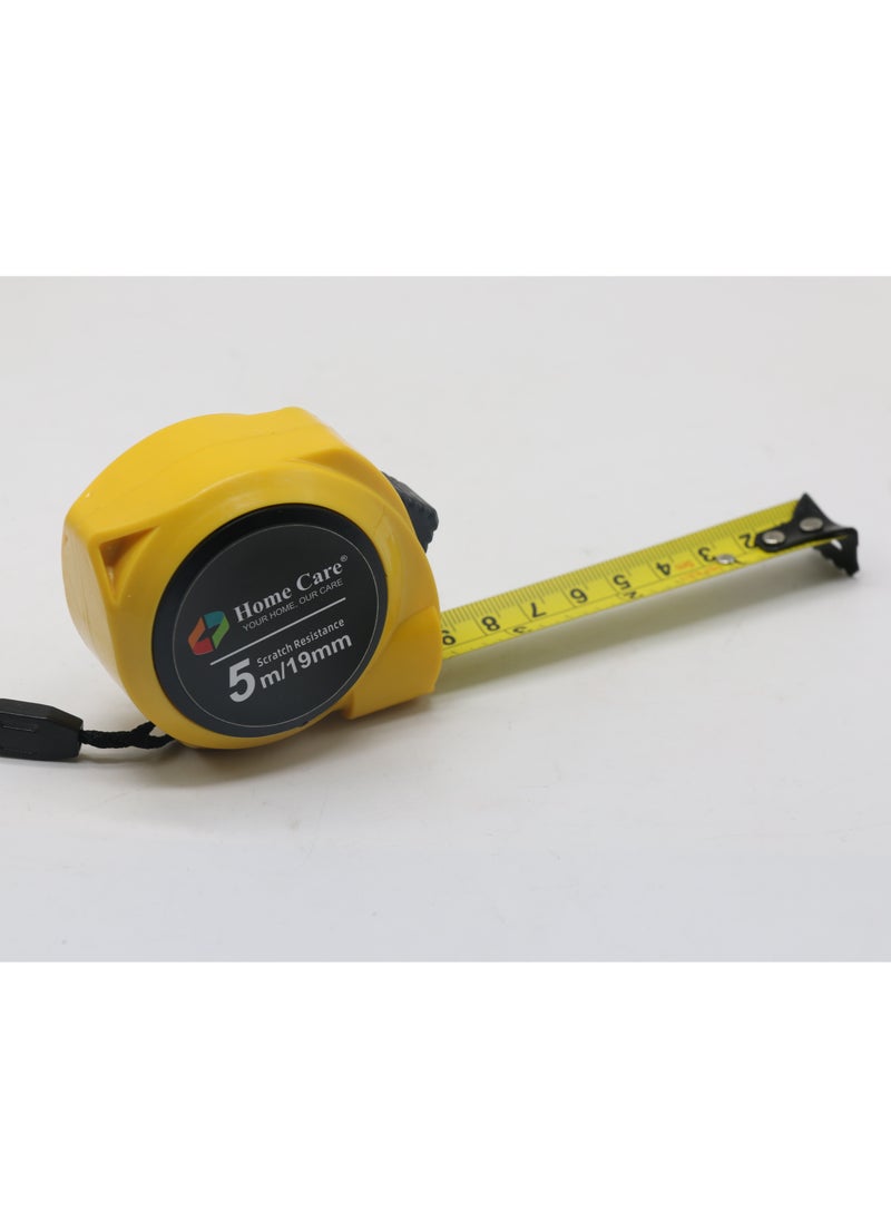 Steel Measuring Tape 5m/19mm (yellow)