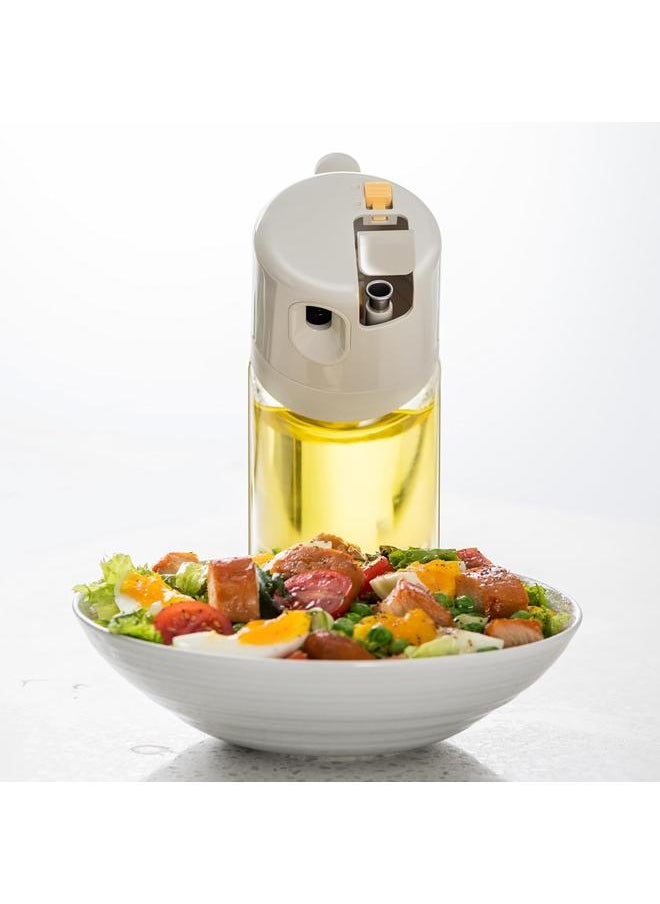 bluejw 18oz Olive Oil Dispenser Bottle, 2 in 1 Oil Dispenser and Oil Sprayer for Kitchen, Oil Sprayer for Cooking, Air Fryer, Salad, Frying, BBQ