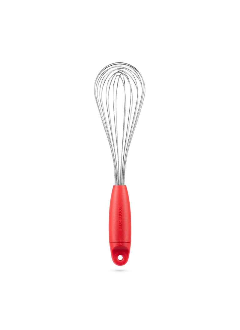 Flisk 3-in-1 Fold-Flat, Space-Saving Baking & Cooking Balloon Whisk, Sauce Whisk & Flat Deglazing Whisk, Stainless Steel - 12