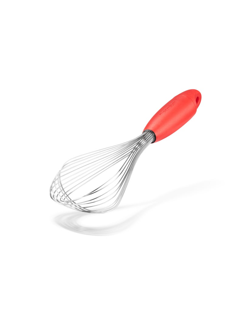 Flisk 3-in-1 Fold-Flat, Space-Saving Baking & Cooking Balloon Whisk, Sauce Whisk & Flat Deglazing Whisk, Stainless Steel - 12