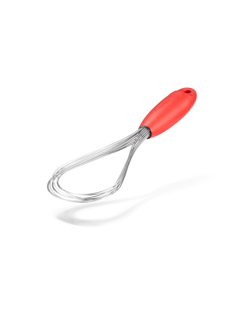 Flisk 3-in-1 Fold-Flat, Space-Saving Baking & Cooking Balloon Whisk, Sauce Whisk & Flat Deglazing Whisk, Stainless Steel - 12