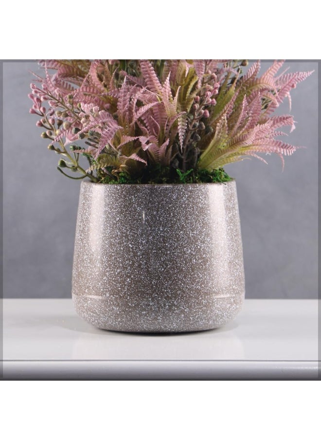 Yahome Pack of 2 Plastic Pot Garden Planter Indoor Nursery Pot Flower Plants Container For Home Decor For All House Plants Flowers and Plants Decor (Medium)