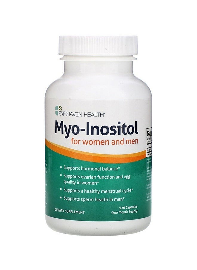 Myo-Inositol Dietary Supplement 120 Capsules