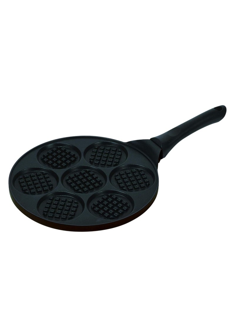 Seven-hole waffle non-stick pan