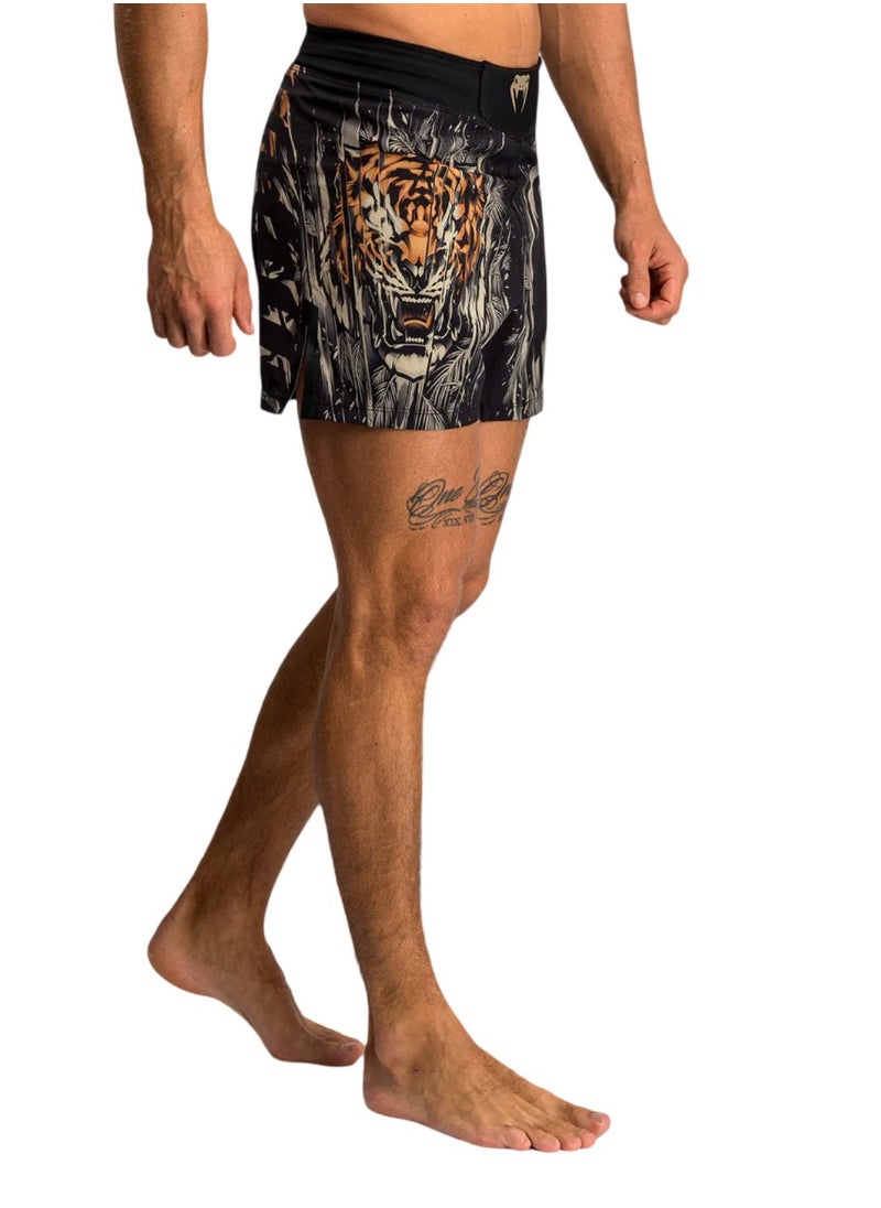 VENUM TIGER FIGHTSHORTS BLACK/NEO ORANGE