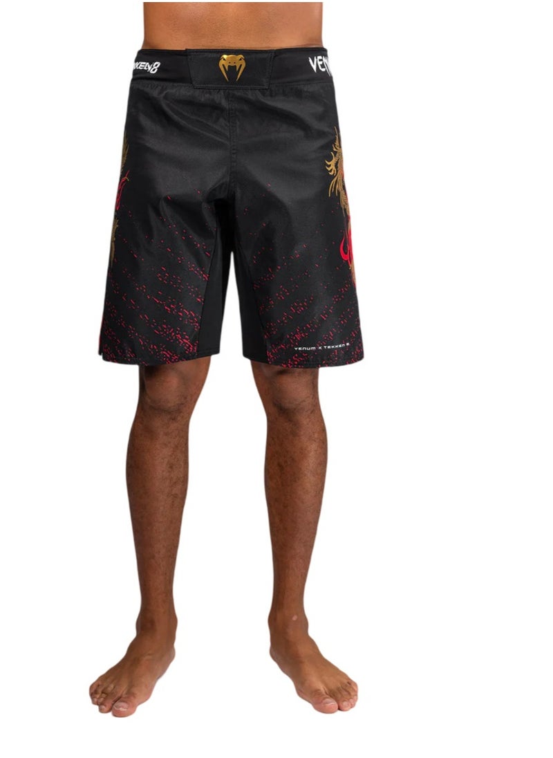 VENUM X TEKKEN MARSHALL FIGHTSHORTS BLACK/GOLD/RED