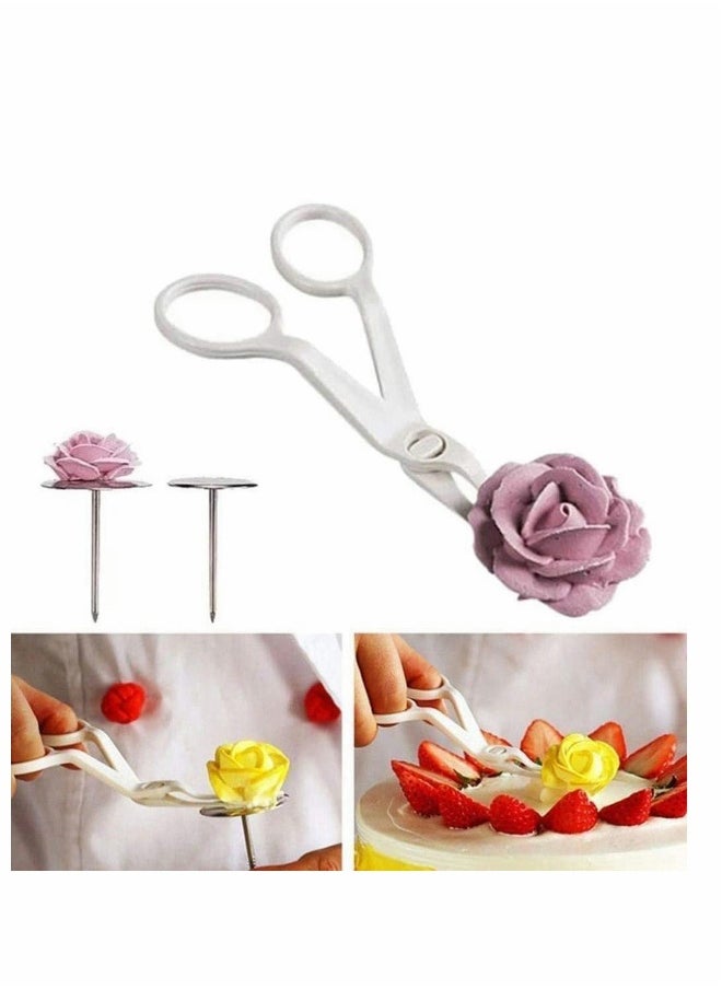 62PCS Cake Decorating Tools Kit, DIY Icing Piping Cream Reusable Pastry Silicone Pastry Bag with 62 Nozzle Mold and 10 disposable piping bags for Cake Decorating