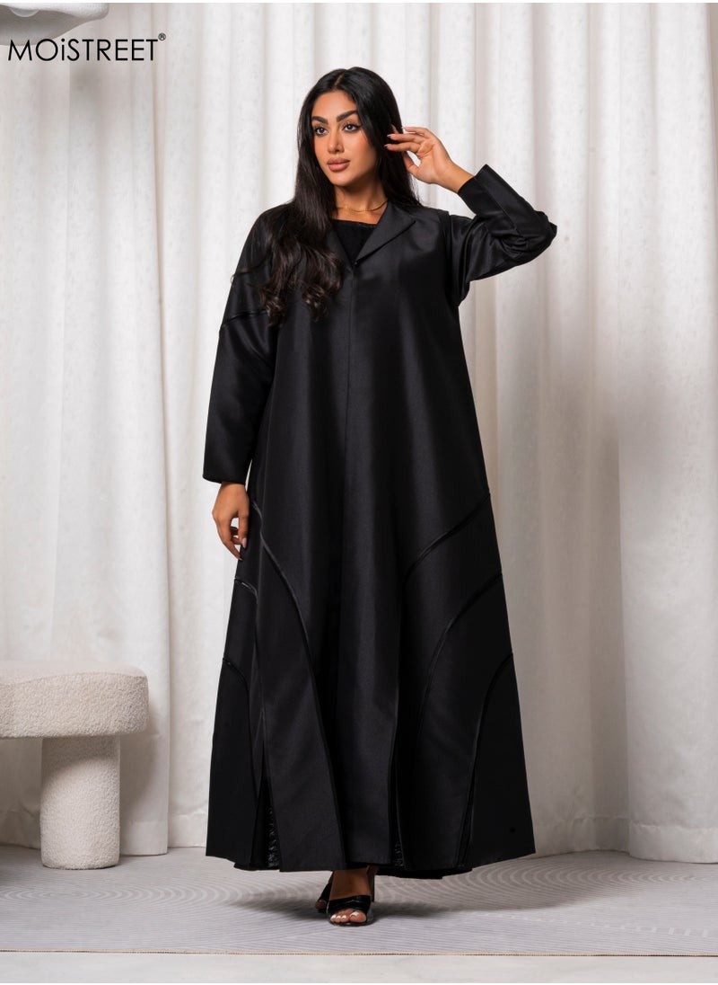 MOiSTREET Handmade Victoria Satin Abaya