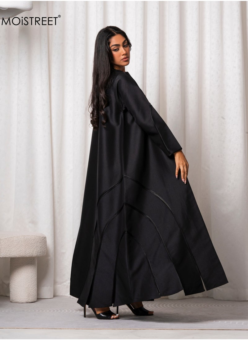 MOiSTREET Handmade Victoria Satin Abaya