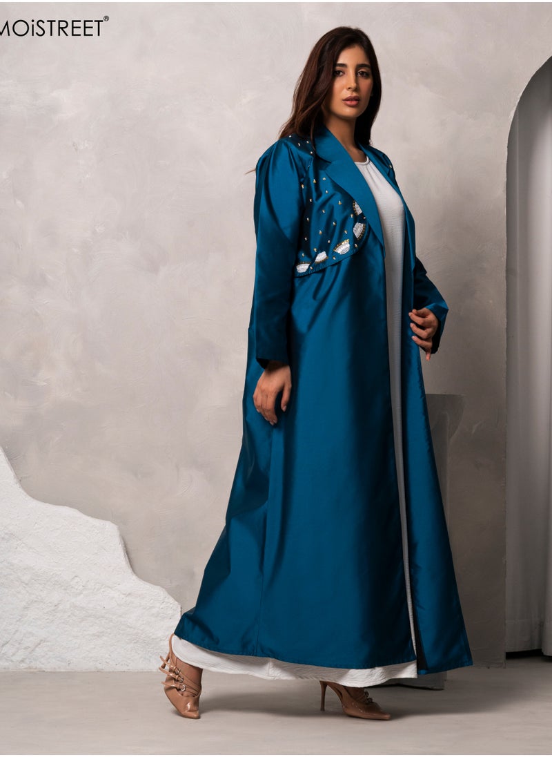 MOiSTREET Handmade Victoria Satin Abaya