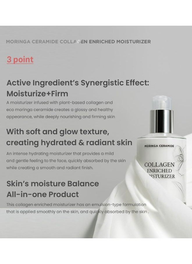 Moringa Ceramide Collagen Enriched Moisturizer 120ml