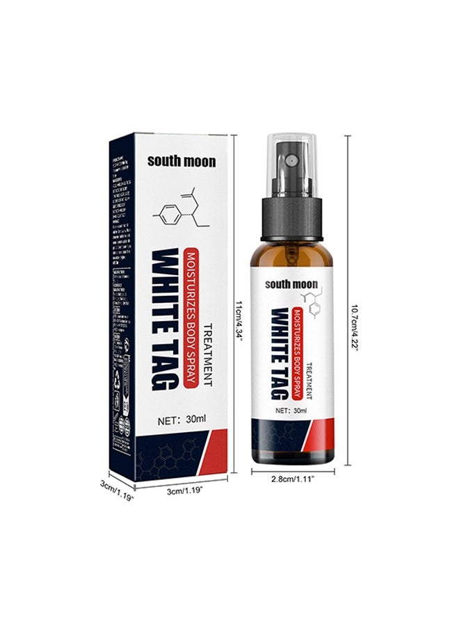 White Tag Moisturizes Body Spray, Skin Repair Spray, Promote Melanin Recovery, Reduces White Spots On Skin And Improve Skin Pigmentation, Vitiligo Care Spray 30ML