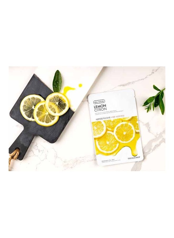 Real Nature Lemon Face Mask 20grams