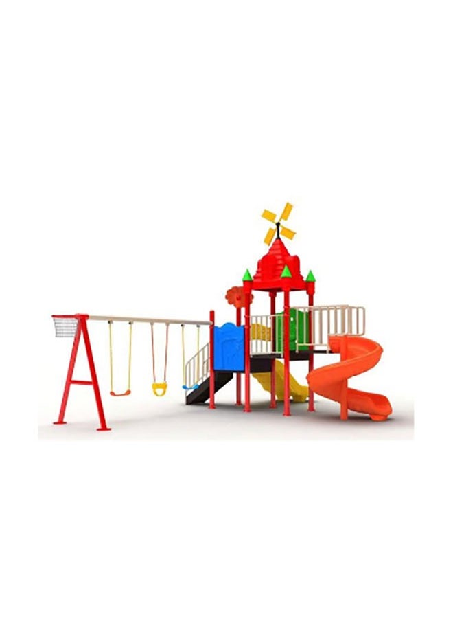 Kids Play Toy Children's Combination Swing Slide Schools Outdoor Plastic Slide Playground