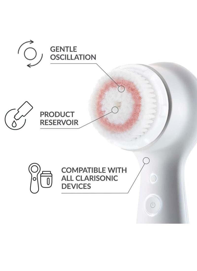 Radiance Facial Cleansing Brush Head Replacement Compatible with Mia 1, Mia 2, Mia Fit, Alpha Fit, Smart Profile Uplift and Alpha Fit X, 4 Count