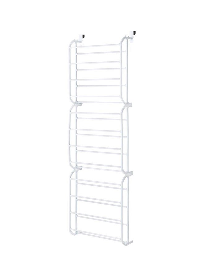 Over The Door Shoe Organizer Rack White