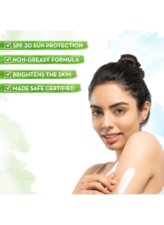 Ubtan Sunscreen Body Lotion Spf 30 With Turmeric And Saffron For Glowing Skin 300 Ml