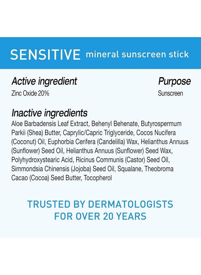 Spf#50+ Sensitive Stick Australian Sunscreen 0.5 Ounce (Pack Of 2)