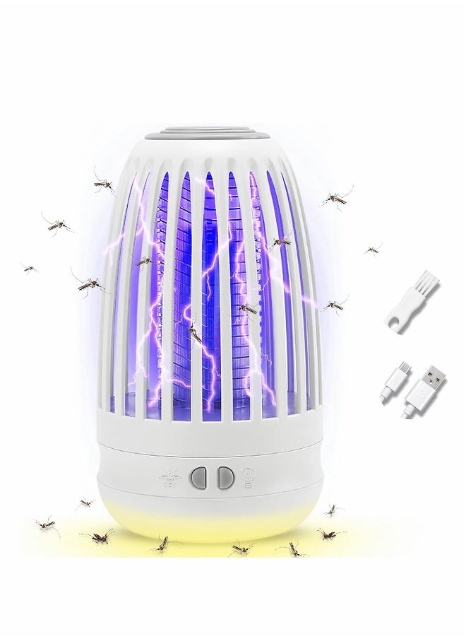 Mosquito Killer Lamp, Bug Zapper Insect Killer Fly Repellent Electric with Night Light, Powerful Mosquito Repellent Pest Control Traps for Indoor and Outdoor