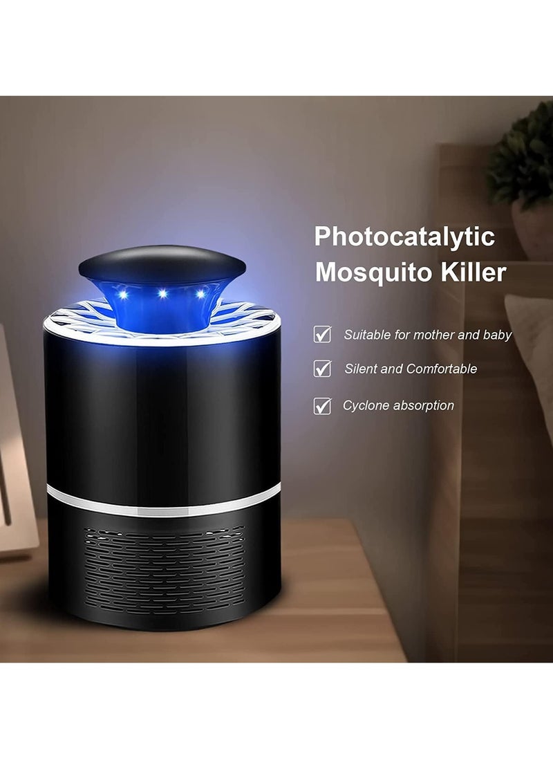 Electric Mosquito Killer,Portable UV Indoor and Outdoor Flying Fly Insect Killer Electronic UV Lamp for Home, Outdoor Camping, Patio, Home and Garden