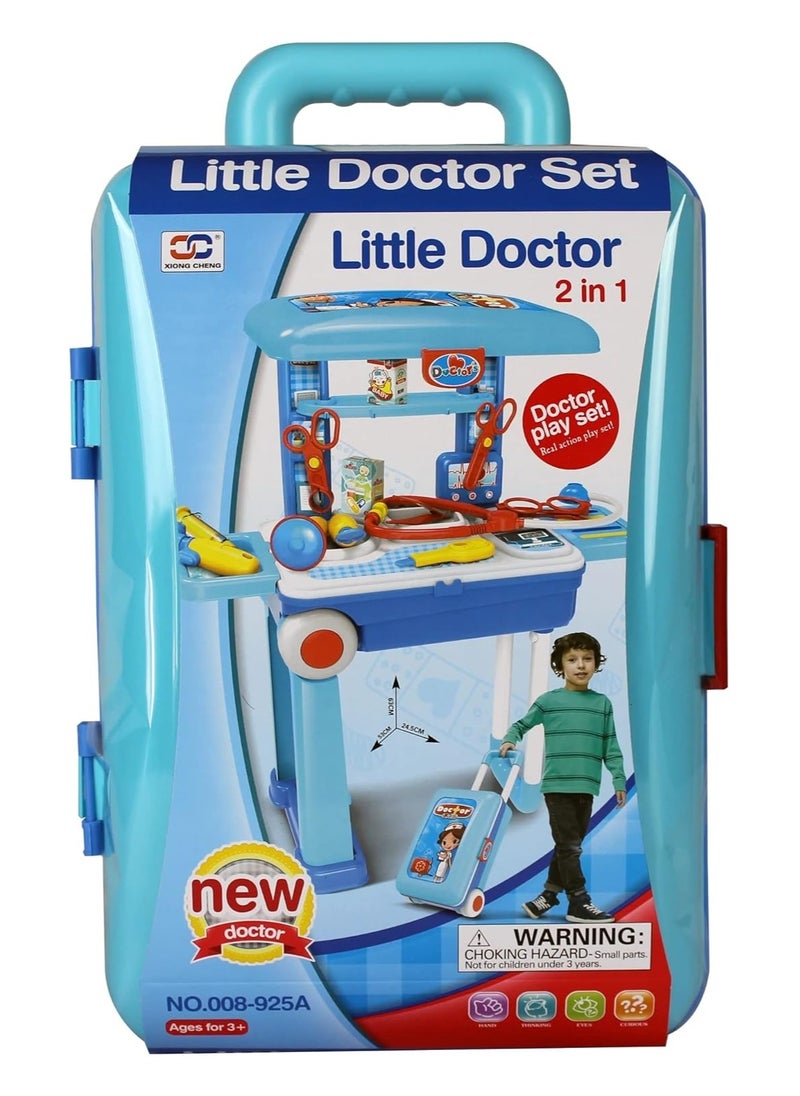 Premium Doctor Trolley Set Toys for Kids, Role Play Doctor Set Kids Toys for Girls & Boys, Medical Accessories Toys for Kids , Gift (Trolley Doctor Set) | BIS Approved |