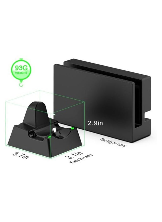 Multifunctional Charger Docking Station for Nintendo Switch/Switch OLED/Switch Lite Console, Charging Dock Station for Switch Pro Controller Switch Joycons