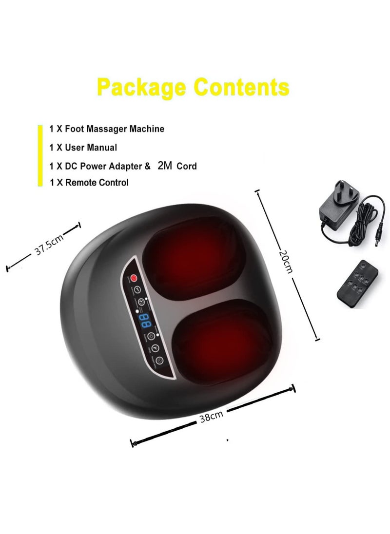Foot Massager with Heat Shiatsu Feet Massager Machine for Relieve Foot Pain
