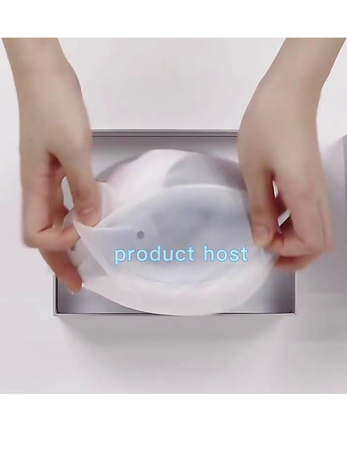Rechargeable, Wireless & Foldable 180° Airbag Eye Massager with Warm Compress, Bluetooth & In-Built Music, 4 Modes with Voice Guidance (Eye Protection, Relaxation, Sleep & Activation Mode)
