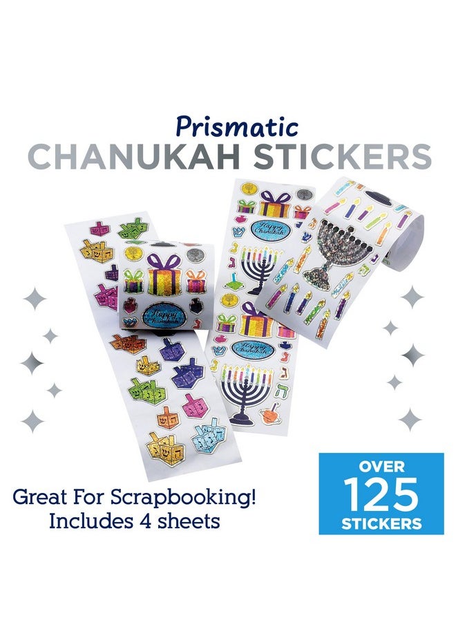 Chanukah Box Of Chanukah Stickers! - Over 125 Stickers For Hours Of Hanukkah Fun! Hanukkah Stickers, Hanukkah Gifts, Hanukkah Decorations