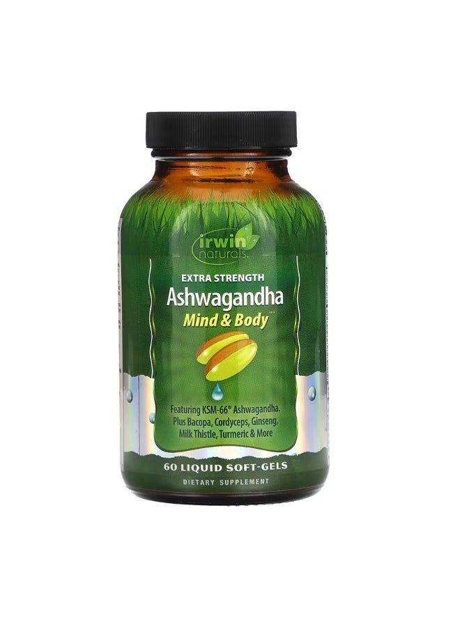 Ashwagandha Extra Strength 60 Liquid SoftGels