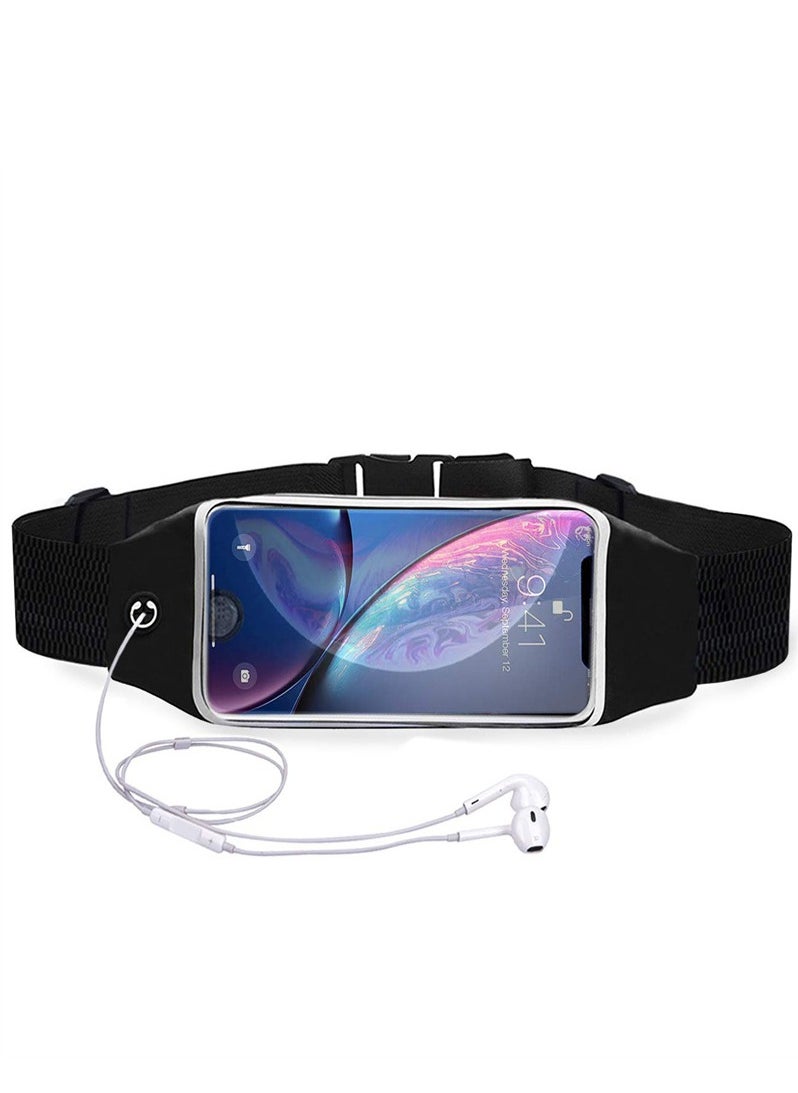 Running Belt for Mobile Phone Running Bag Jogging Waist Bag with Touch Screen Running Belt for Jogging Pockets Fitness Belt Mobile Phone Bag Sports Belt Running Bag for Fitness, Cycling and Travel