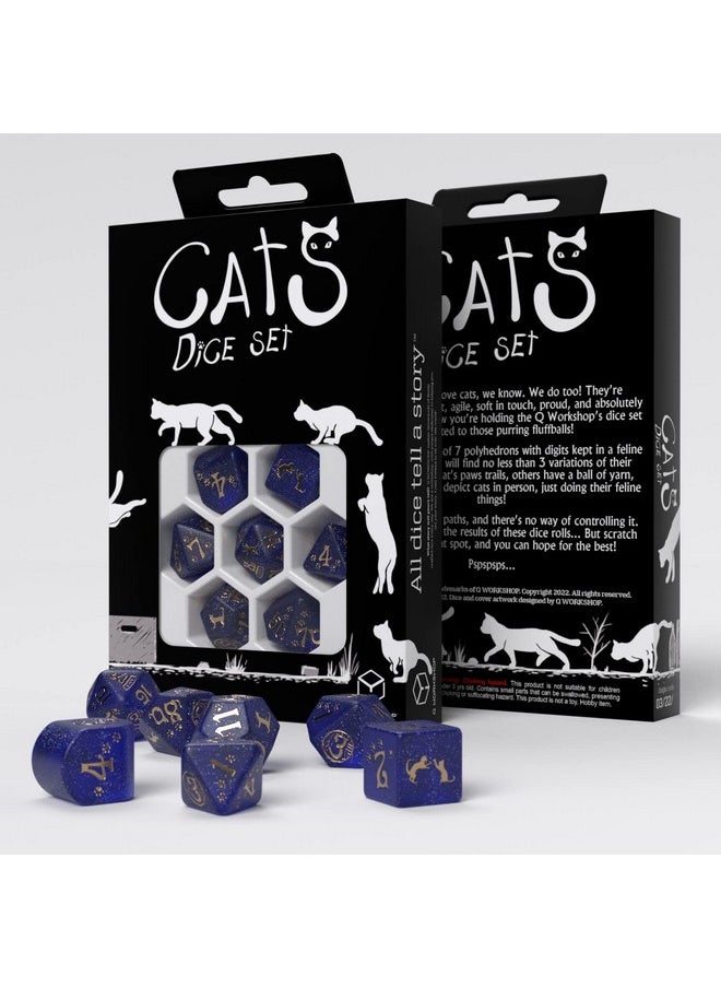 Cats Modern Dice Set Meowster