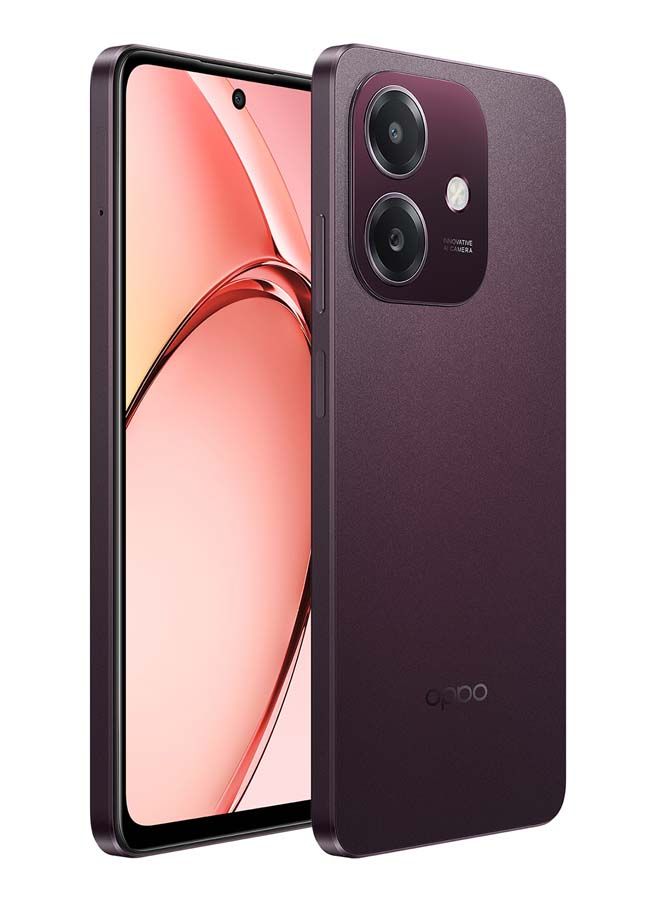 OPPO A3x Dual SIM Nebula Red 4 GB RAM 128 GB 4G GSM/LTE/UMTS Middle East Version With Adjustable Desktop Stand for Phones/Tablets Black+ Bluetooth Headset Sports Black