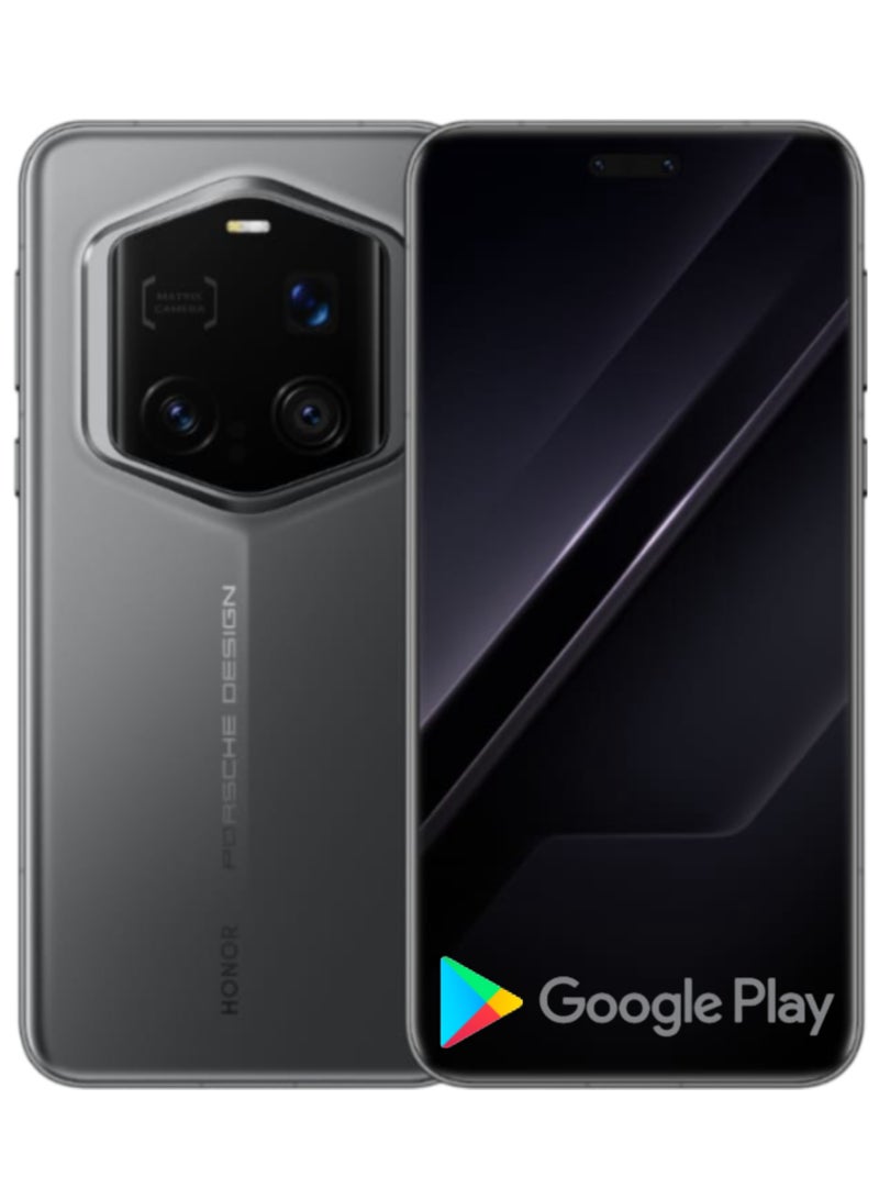 Magic 7 RSR Porsche Design Smartphone Agate Grey | 16GB RAM + 512GB Storage | Snapdragon 8 Elite Chip | 6.8” LTPO OLED 120Hz Display | Quad Camera (200MP+50MP+50MP+TOF) | 5850mAh Battery | IP68 | Android 15 | Luxury Design with Google play Chinese version