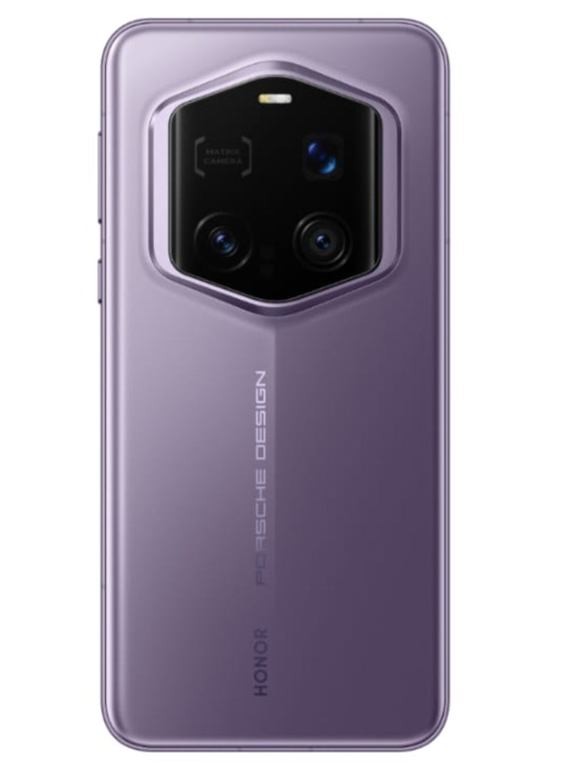 Magic 7 RSR Porsche Design Smartphone Purple | 24GB RAM + 1TB Storage | Snapdragon 8 Elite Chip | 6.8” LTPO OLED 120Hz Display | Quad Camera (200MP+50MP+50MP+TOF) | 5850mAh Battery | IP68 | Android 15 | Luxury Design with Google play Chinese version