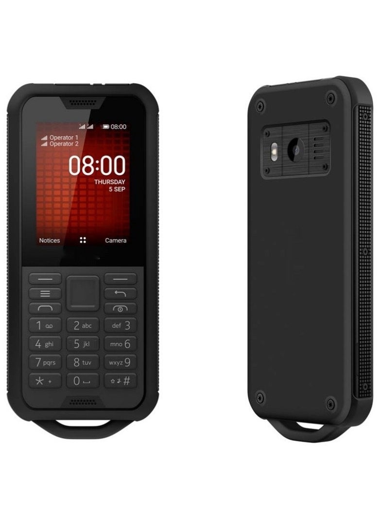 800 Tough Bar Button Mobile Phone