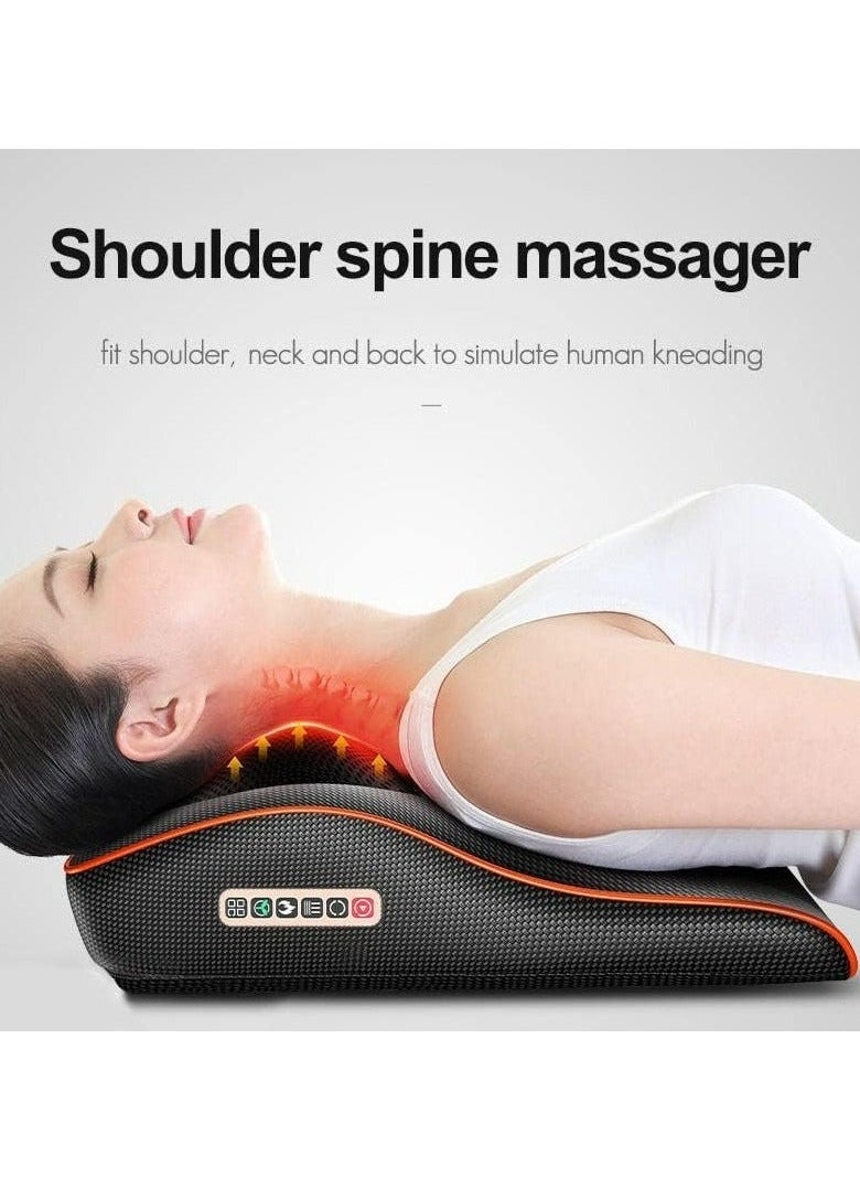 Multifunctional Body Massage Pillow,Cervical Spine And Low Back Massager