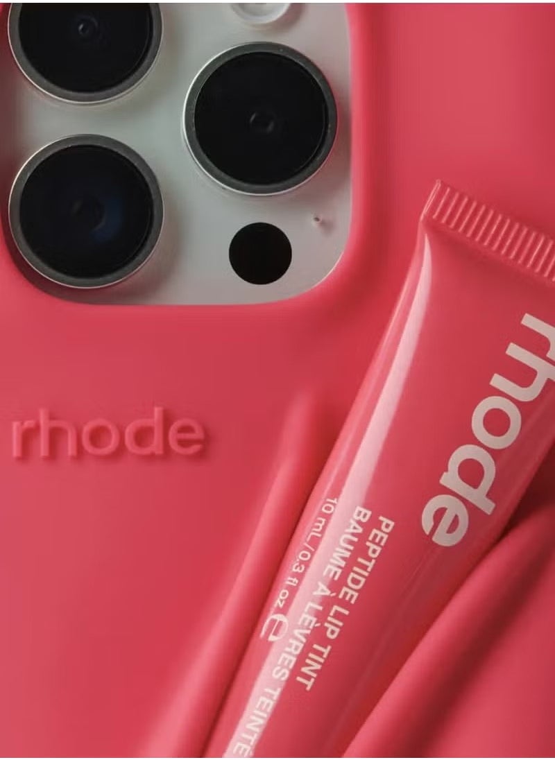 Peptide Lip Tint (Guava Spritz) + Summer Lip Case Case for iPhone 15 plus (Guava Spritz) - Limited Edition