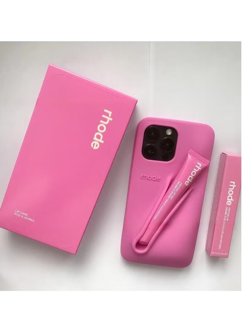 Peptide Lip Tint (SHORTCAKE) + Summer Lip Case Case for iPhone 14 promax (SHORTCAKE) - Limited Edition