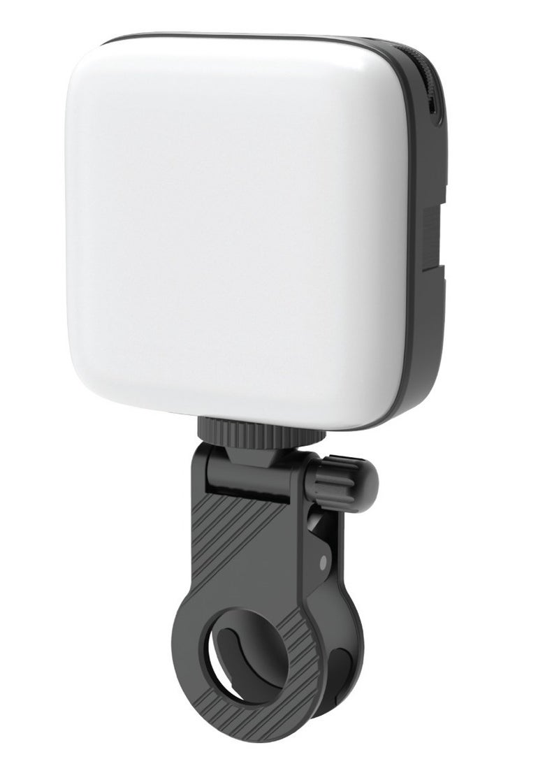 Mini Snap Light /Videography | Photography | Adjustable Brightness | 3-Mode Light / Wide Compatibility / Flexible Mounting/ Phone Attachment Clip - Black