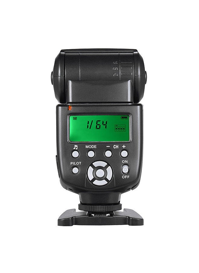 AD560 IV 2.4G Wireless Universal On-camera Slave Speedlite Flash Light GN50 LCD Display for DSLR Cameras