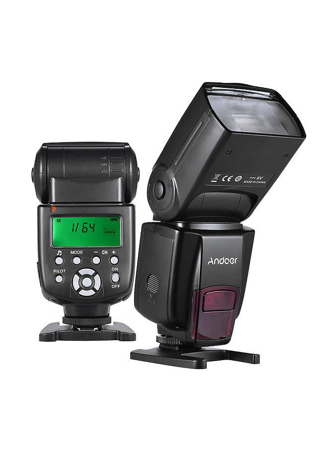 AD560 IV 2.4G Wireless Universal On-camera Slave Speedlite Flash Light GN50 LCD Display for DSLR Cameras