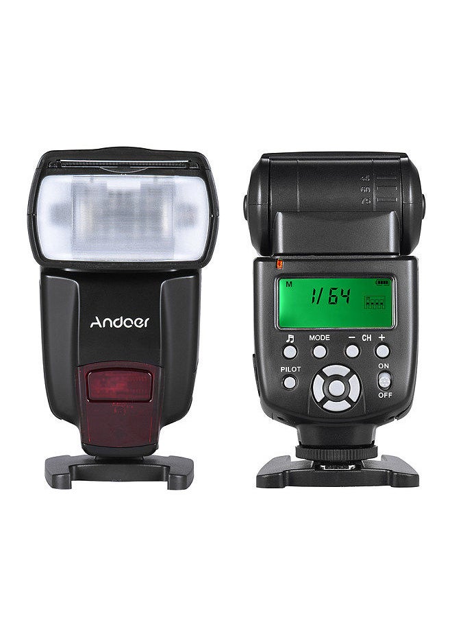 AD560 IV 2.4G Wireless Universal On-camera Slave Speedlite Flash Light GN50 LCD Display for DSLR Cameras