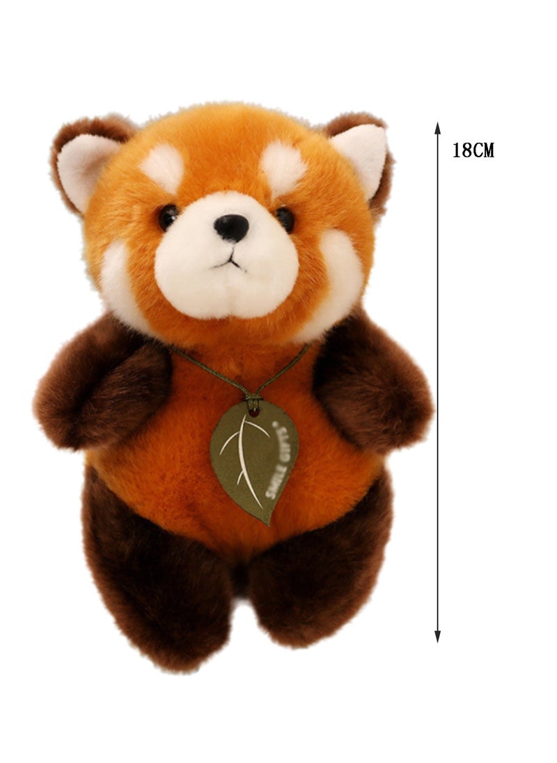 18 CM Cute Simulation Red Panda Plush Toy Soft Stuffed Animal Doll For Girls And Boys All Ages Gift