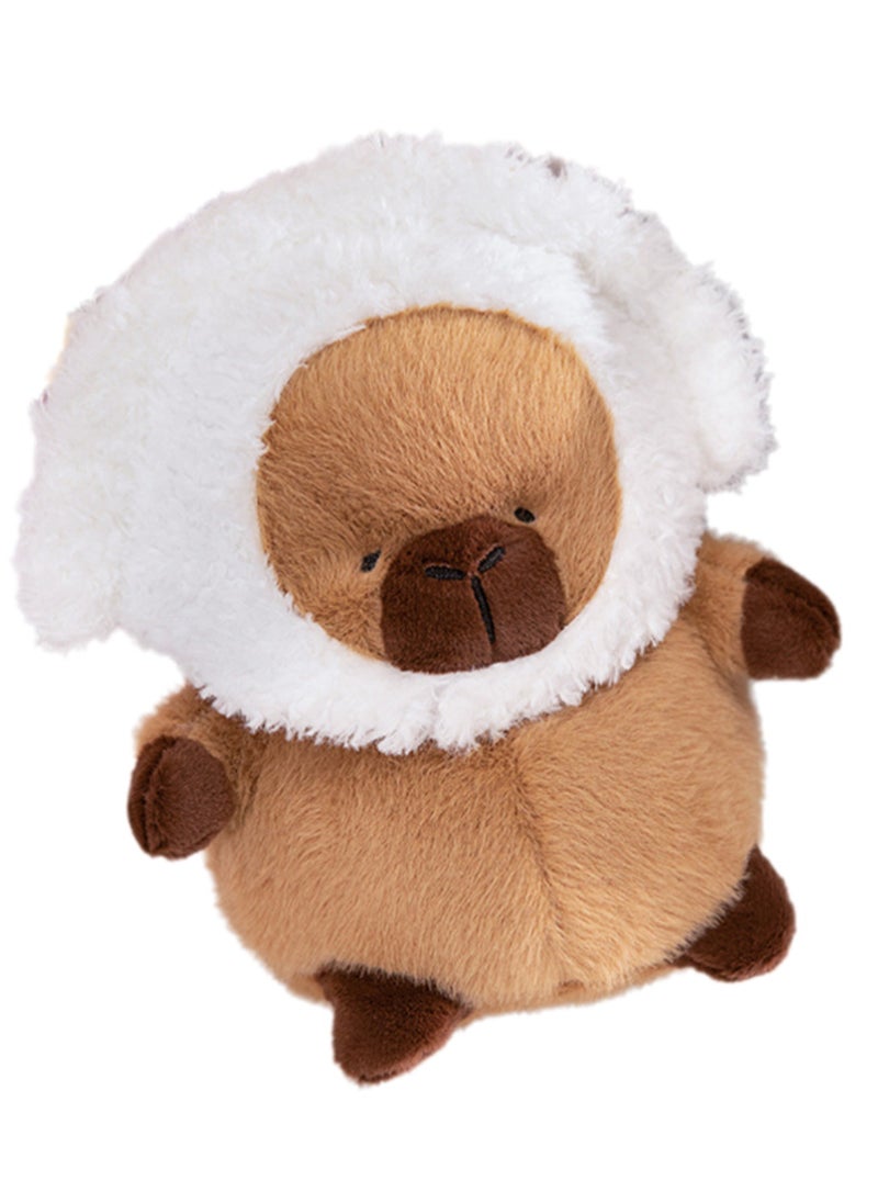 22 CM Cute Capibara Plush Toy Soft Stuffed Animal Doll For Girls And Boys All Ages Gift（Style 2）