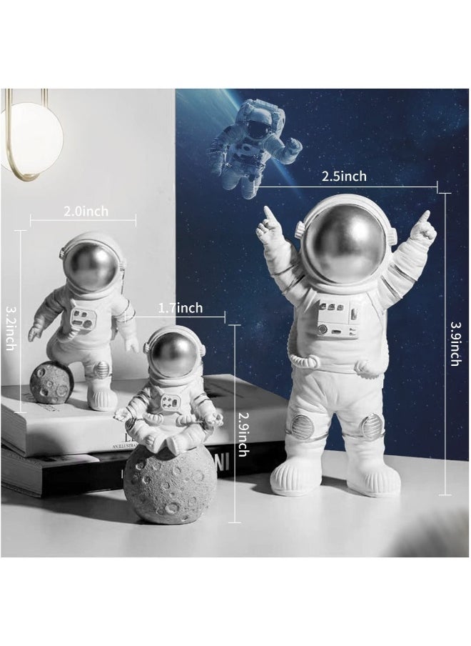 22 Pcs Space Cake Topper, Space Themed Party Supplies Planet Rocket Pearl Balls and Star Toppers Outer Space Cupcake Toppers Astronaut Figurine Decorations Birthday for Kids Party Baby Shower