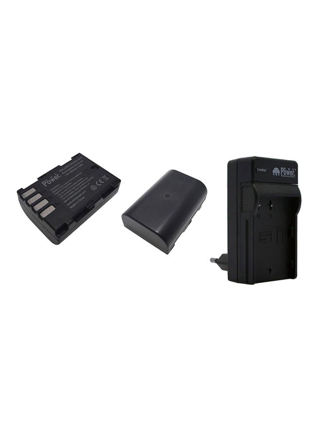 2 X Battery 1 X Tc600E Charger For Panasonic Lum Dmc-Gh3 Dmc-Gh4 Dmc-Gh3A Dmc-Gh3Agk 
  Cameras - Blf19 Black